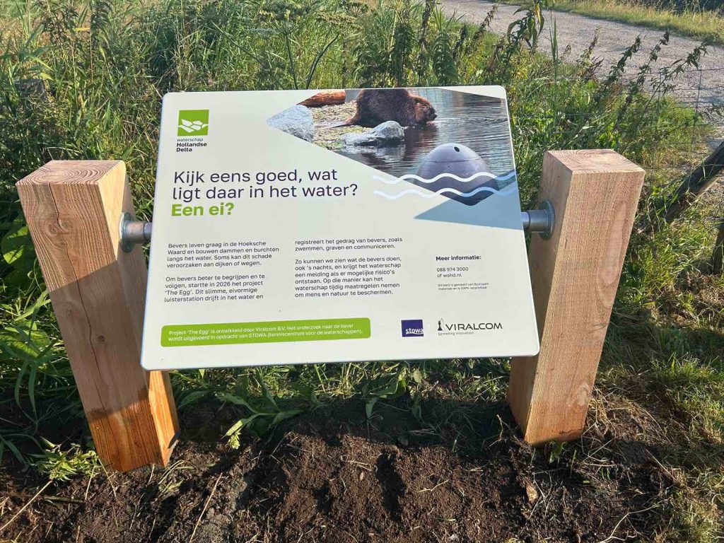The Egg tijdens de STOWA-veldproef met Waterschap Hollandse Delta in 2026
